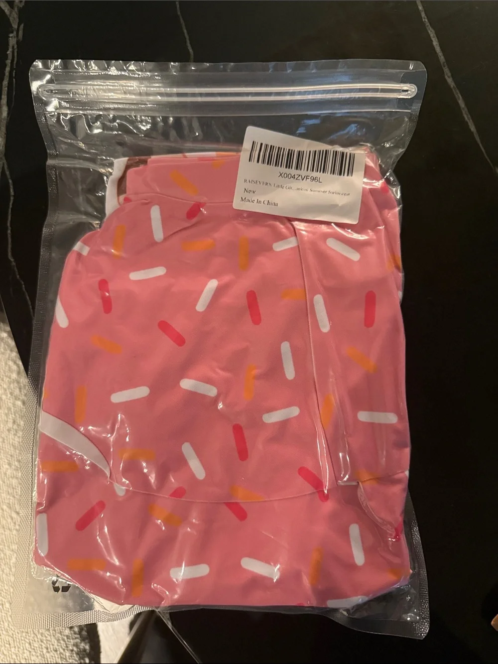 Pink Sprinkle Kids Swim Bottoms